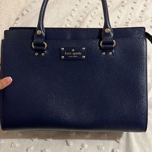 Kate spade purse. Dark blue.
